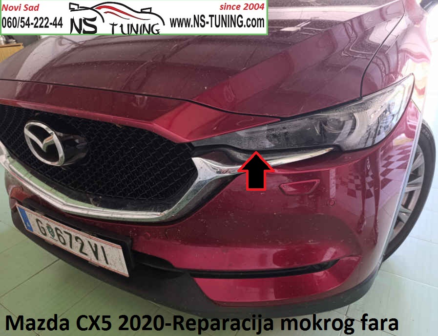 mazda cx5 2019 2020 2021 2022 mokar far reparacija servis farova novi sad ns tuning